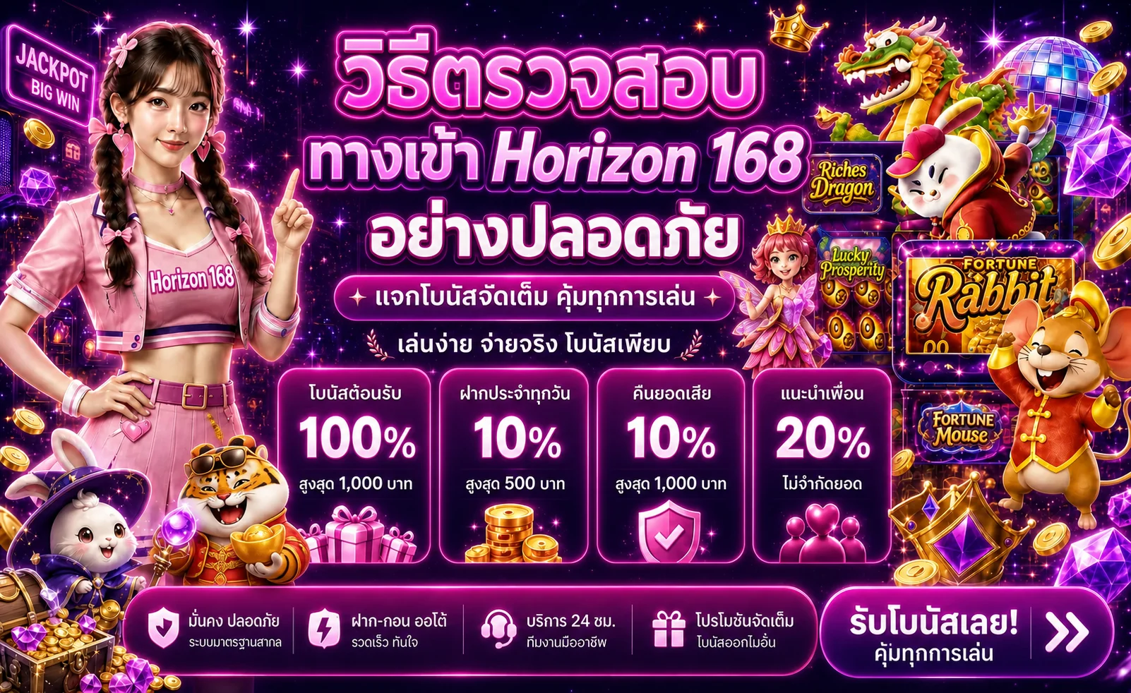 Horizon 168 ทางเข้า วิธีตรวจเว็บจริงอย่างปลอดภัย